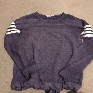 Purple burn out sweater